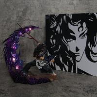 Figura De Anime Demon Slayergk 23cm Luz Destacada Tsugikuni Yoriichi Y Kokushibo Batalla Furiosa Estatua Decorativa Para Escritorio Regalo Para Fans - details 33