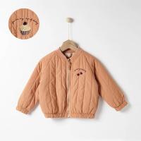 Abrigo De Algodón Grueso Para Niñas 1-6Años Ropa De Invierno Caliente Y Moda Cierre De Cremallera Estilo O-Neck Talla Verdadera - details 3
