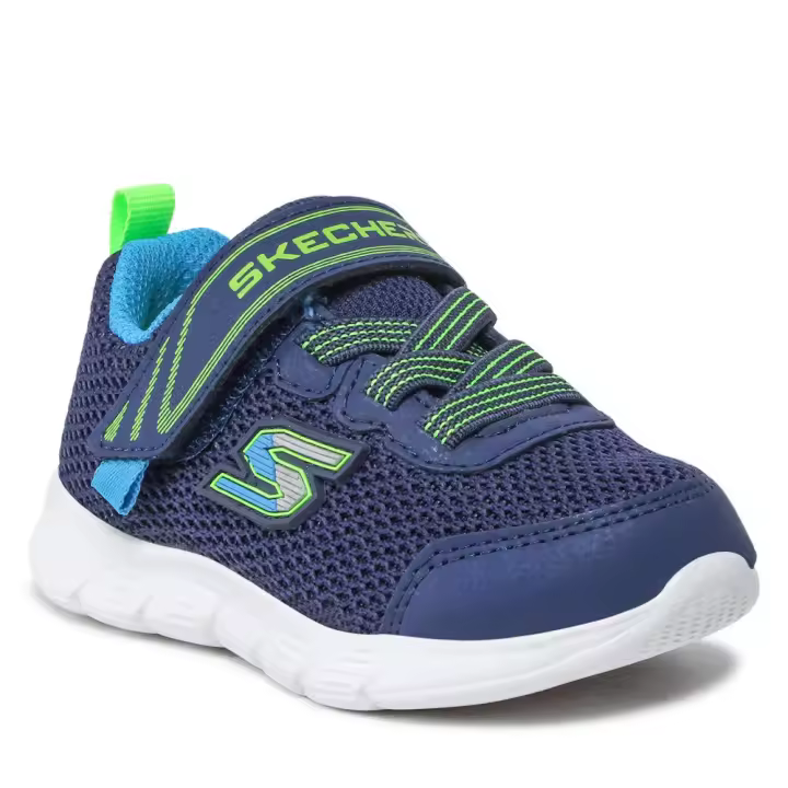 Zapatillas Skechers Comfy Flex Mini Trainer Azul Marino Lima 407305N-Nvlm Niño - 1