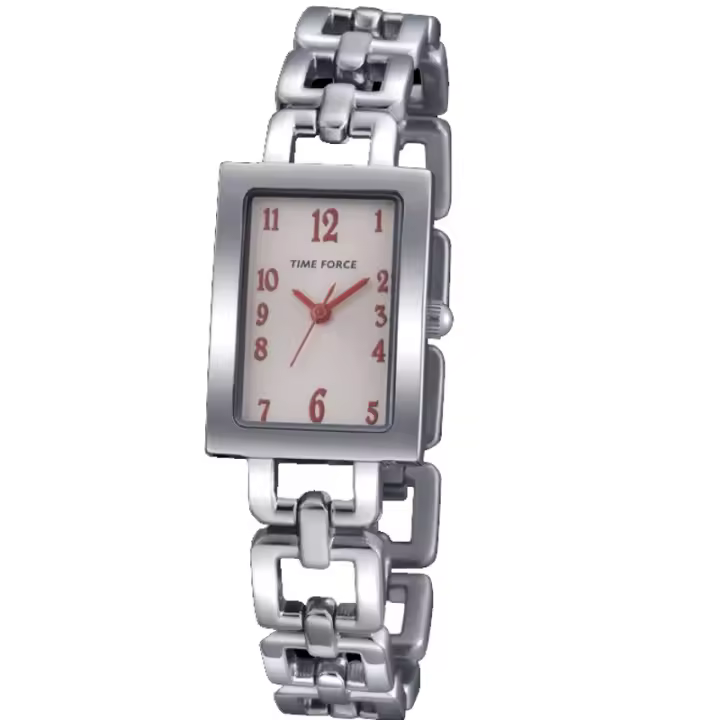Time Force Tf3167l05  Reloj Para Para Mujer Color Plateado - 1