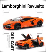 Modelo De Coche Lamborghini Revuelto Bburago 1:24 En Aleación De Metal Para Niños Y Coleccionistas Regalo Para Novio - details 2
