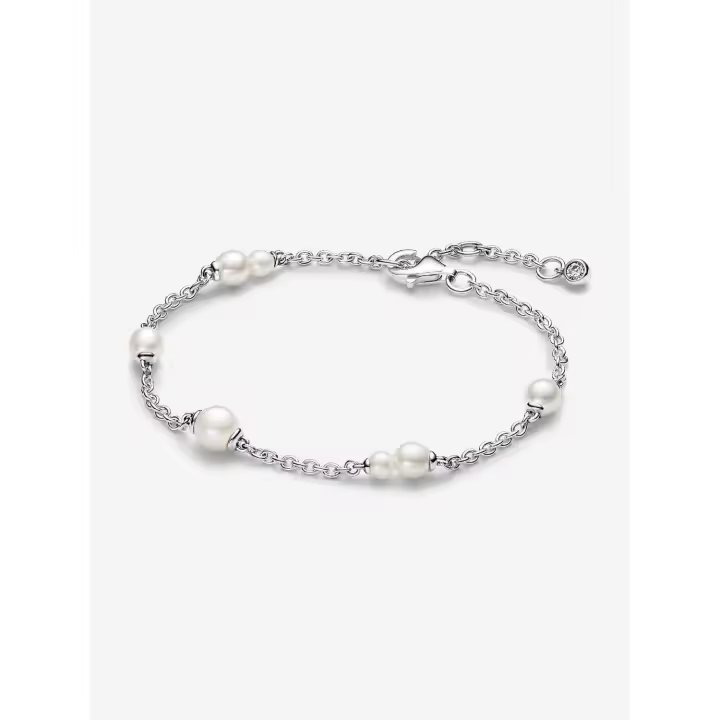 Pandora - Pulsera de Cadena con Perlas cultivadas de Agua Dulce - 1