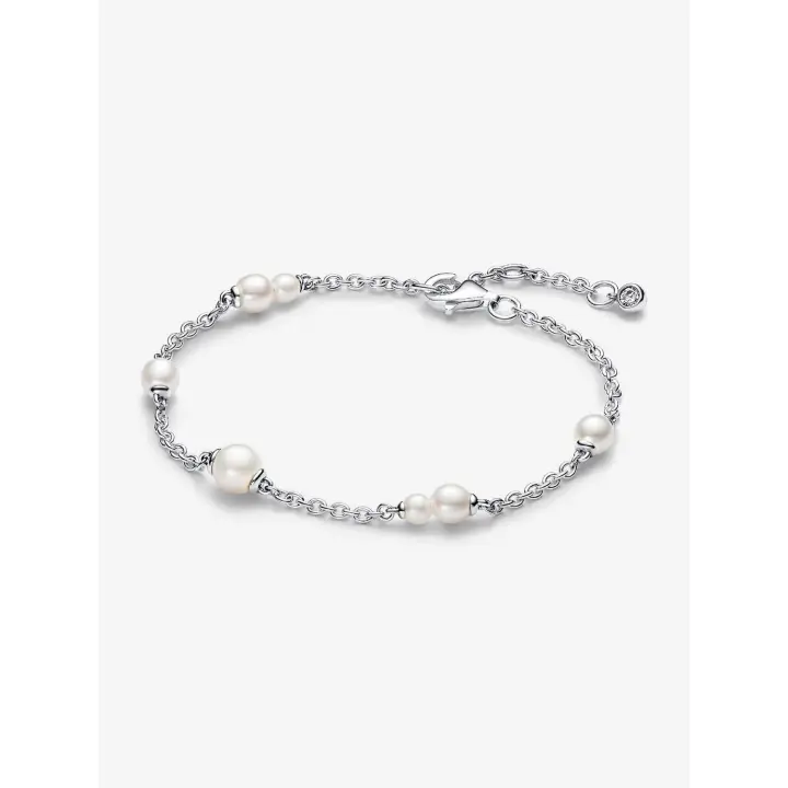 Pandora - Pulsera de Cadena con Perlas cultivadas de Agua Dulce - 1