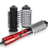 Peine Secador Eléctrico Rotativo De 360 Grados Con 2 Cabezales Reemplazables Secador Calentador De Pelo Para Rizado Y Volumen - details 2