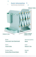 Soporte De Libros De Escritorio Con Estante Retráctil Y Porta Bolígrafos Estudiante Clip Fijo Rack De Almacenamiento Plegable - details 3