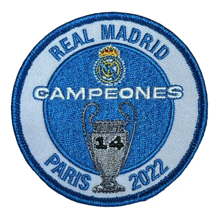 Gemelolandia | Parche termoadhesivo Real Madrid Campeones Champions League Paris 2022 - 1