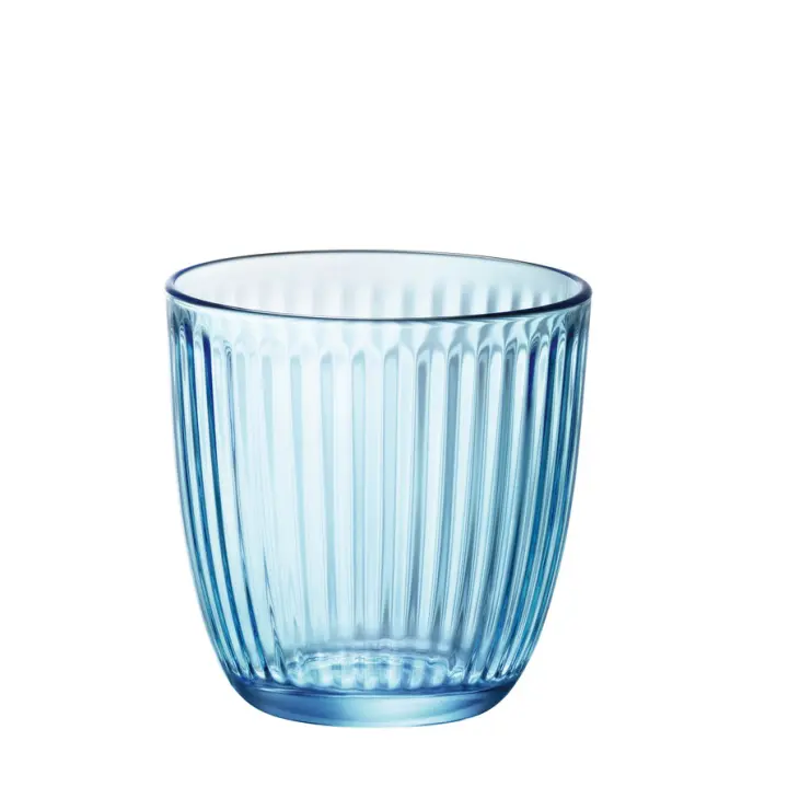 Bandeja 6 Vasos Bormioli Line Acqua Azul 29 Cl - 1