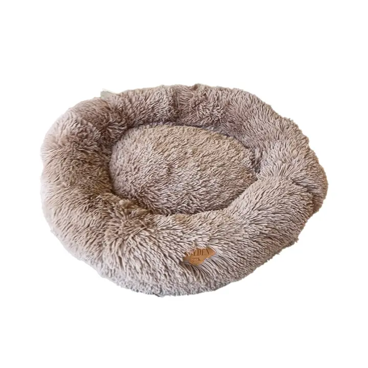 Cama Golden 22k Donut para Gatos y Perros Pequeños (Diámetro 60cm) - Alta Calidad y Antideslizante - 1