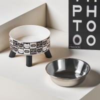 Tazón De Gato De Acero Inoxidable Con Diseño Elevado Antideslizante Y Preventa De Derrames Tazón De Agua Para Perros Y Gatos Con Forma Alta - details 4