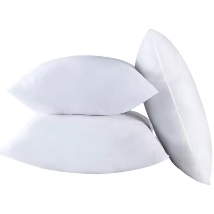Inyahome Set De Almohadas Rectangulares De Poliéster 100% Para Sofá Y Cama Relleno De Cojines Blanca Tamaño 30x50cm 45x45cm 50x50cm - 1