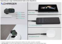XCharger All in One 43W: Cargador Multifuncional de Carga Rápida con Cable USB-C y Cargador de Reloj, Compatible con la Serie Samsung Galaxy, Incluyendo Galaxy Tab, Galaxy Watch y Galaxy Buds. Equipado con un Cargador Específico para Galaxy Watch. - details 3