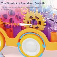 Coche De Juguete Para Bebés Con Engranajes Transparentes Y Fuerza De Arrastre Regalo De Cumpleaños Para Niños Y Niñas Coche De Plástico ABS Sin Batería Colorido - details 17