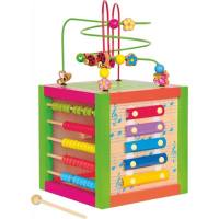 Cubo de Psicomotricidad Infantil de Madera | Juguete Educativo y Divertido | Actividades de Aprendizaje y Desarrollo Motor | Marca - details 0