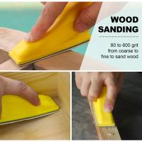 Kit De Lijadora Micro 80Pcs 3.5” X 1” Herramienta De Lijado Manual Para Madera Y Metal Con Papel De Lijar De 80 a 800 Grados Para Manualidades DIY - details 5