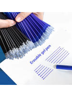 Juego De Recarga De Rotuladores Gel Borrables 0.5 Mm Punto Fino Azul/Café Kawaii Para Escritura Suministros De Oficina Y Escuela - details 4