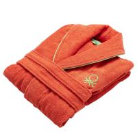 Albornoz de Casa Benetton Rojo 360GSM 100% Algodón - Alta Calidad y Suavidad - details 1