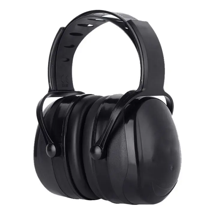 Cómodos auriculares ajustables con cancelación de ruido para adultos, con atenuación SNR de 38 dB, para entornos ruidosos o estresantes, color negro - 1