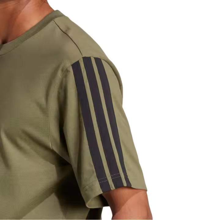 Camiseta Adidas 3 Bandas Sj T B Verde Jw1947 Hombre - 1