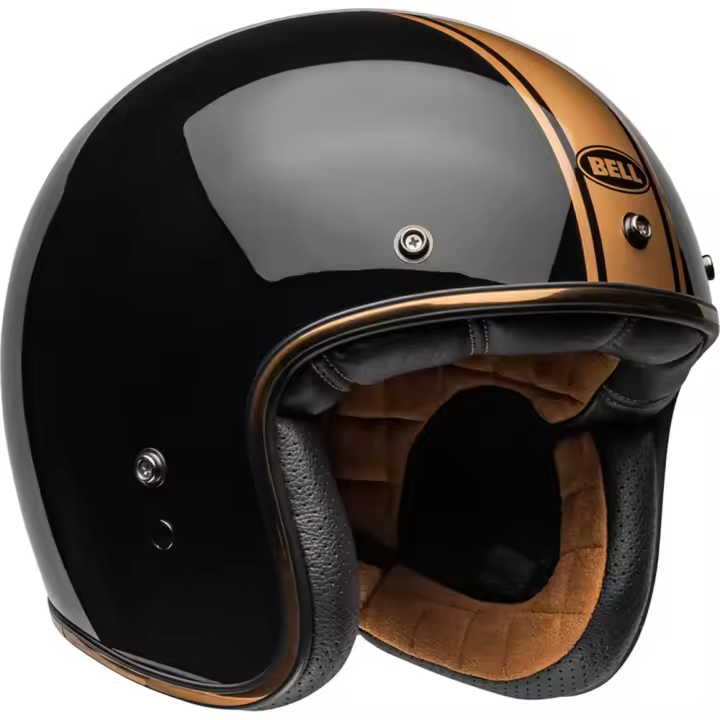Bell Casco Jet Custom 500 Negro Adulto - 1