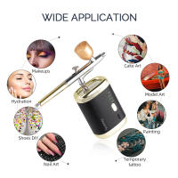 Pistola De Pintura Con 3 Niveles De Presión Para Arte De Uñas Maquillaje Tatuaje Pintura De Pasteles Rociador De Hidratación Para La Cara - details 3