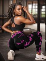 Leggings Deportivos Para Mujer Push-Up Yoga Shaper Leggings Cintura Alta Levantador De Glúteos Sin Costuras Opacas Para Gimnasio Fitness - details 6