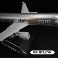 Modelo De Avión De Metal a Escala 1:400 Timo'z JETSTAR A320 Miniatura De Arte Para Decoración De Oficina Y Hogar Regalo Para Adultos Sin Plásticos Peligrosos - details 3