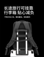 Mochila de negocios de gran capacidad para hombre, mochila moderna y de alta gama, bolso de hombro impermeable para computadora de viaje para hombre - details 15