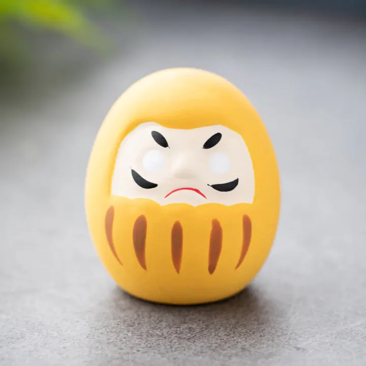 Muñeca Daruma Japonesa De Cerámica Encanto De Suerte Adorno De Fortuna Decoración De Paisaje Para El Hogar Accesorios Miniatura Regalos - 1