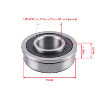 Rodamiento De Bola De Ranura Profunda F6202-2RS ABEC-1 Para Jardín Carro De Jardinería Con Sellado Envolvente - details 0