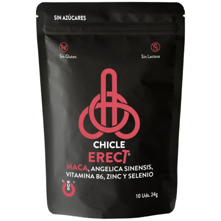 Chicle potenciador de la erección masculina WUG GUMS ERECT - 1