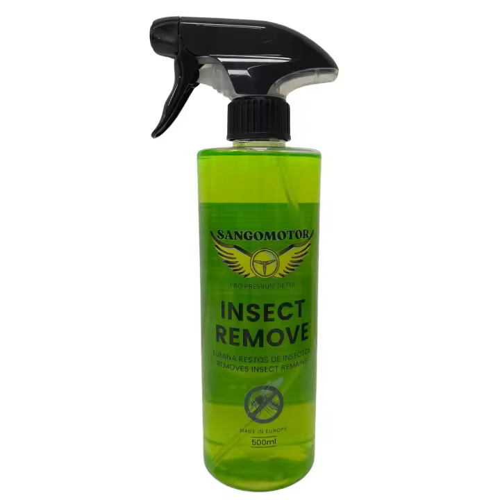 Limpia Mosquitos Detailing | Eliminador de Insectos Profesional con Aroma a Melón | Fórmula Verde Biodegradable | Seguro para Pintura, Plásticos y Cristales. SANGOMOTOR - 1