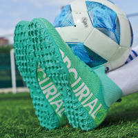 ZHENZU Botas De Fútbol Profesionales Tallas 31-45 Zapatos De Fútbol Para Hombres Y Niños Suela De Futsal Transpirables Y Flexibles Para Campo Duro - details 7
