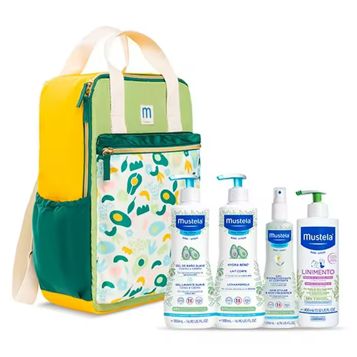 MUSTELA MOCHILA FAMILY ADVENTURES PASTEL - 1