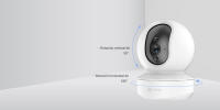 Ezviz TY1 3MP Cámara de vigilancia interior WiFi 2.4 GHz Resolución 2K Visión nocturna inteligente 10m Cobertura visual 360º Detección de movimiento Video H.265 Audio bidireccional - details 1