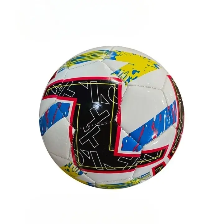 NEMON-Balón de Fútbol Boomerang multiformas multicolor de cuero pu Talla 5 para interior y exterior - 1