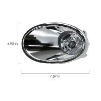 Cubierta De Faros Antiniebla Para Nissan QASHQAI J10 2011-2013 DULIAS Cromo Bumper Material ABS+Glass Potencia 55w Voltaje 12V - details 4