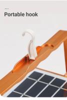 Lámpara De Camping Recargable USB Con Reflector LED Luz De Fosa Solar Portátil Para Exteriores Y Nocturna - details 8