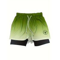 Shorts De Verano Para Hombre 2-en-1 Deportivos Casual Rápidos Al Secar Transpirables Compresión Pantalones De Entrenamiento Correr - details 21