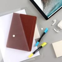 10pcs Bolsa De Archivo A4 Botón Color PP Plástico Para Oficina Almacenamiento De Datos Facturas Y Archivos - details 6
