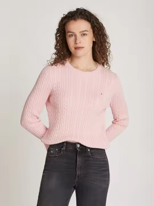 Jersey 186183 Rosa Slim Fit de Tommy - 1