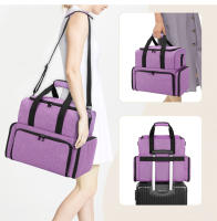 Organizador De Esmaltes De Uñas Con Bolso Doble Capa Almacenamiento De Accesorios De Manicura Capacidad Para 80 Botellas Con 2 Bolsas Desmontables - details 8