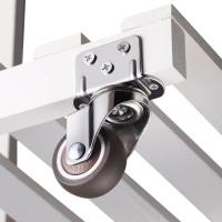 4Pcs Rodillos De Muebles Con Frenado De Seguridad Universal Giratorios Silenciosos Para Muebles Tabla Silla Sofá Tamaño 1/1.25/2 Pulgadas - details 3