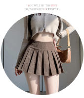 Falda Plisada De Corduroy Retro Para Mujer Alta Cintura Invierno Casual Vintage Escuela Corta Saias Femme Mini - details 3