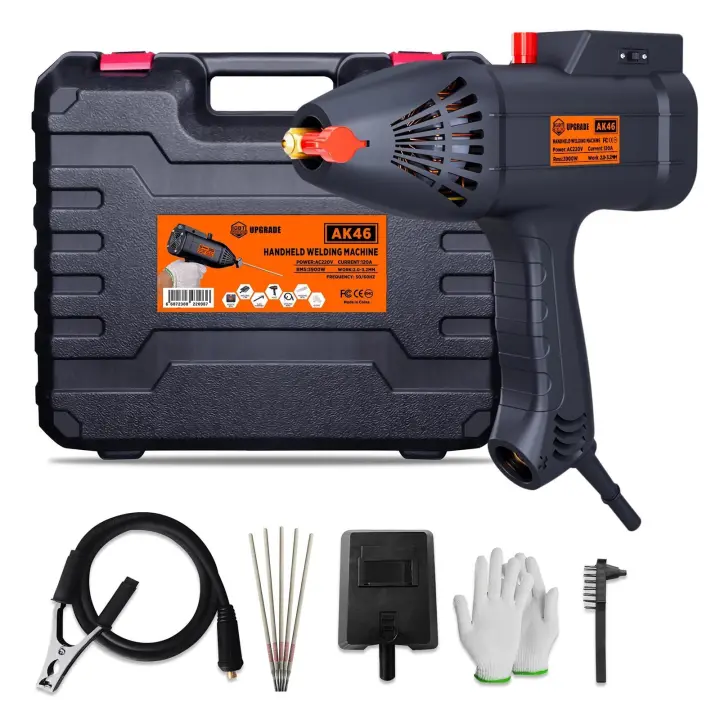 3900W Soldadora de arco portátil de mano, máquina de soldadura eléctrica de 220V, ajuste de corriente infinitamente inteligente, herramienta de bricolaje - 1