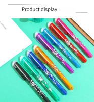 Set De 12 Rotuladores Gel Erasables 0.7mm Multicolor Kawaii Para Estudiantes Herramientas Creativas Para Escritura Y Dibujo Suministros De Oficina Y Escuela Material Plástico - details 1