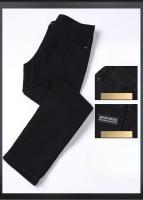 WTHINLEE Jeans Negros Para Hombre Estilo Clásico Stretch Cómodo Pantalones De Negocios Casual Ajuste Regular Trousers De Denuim - details 10