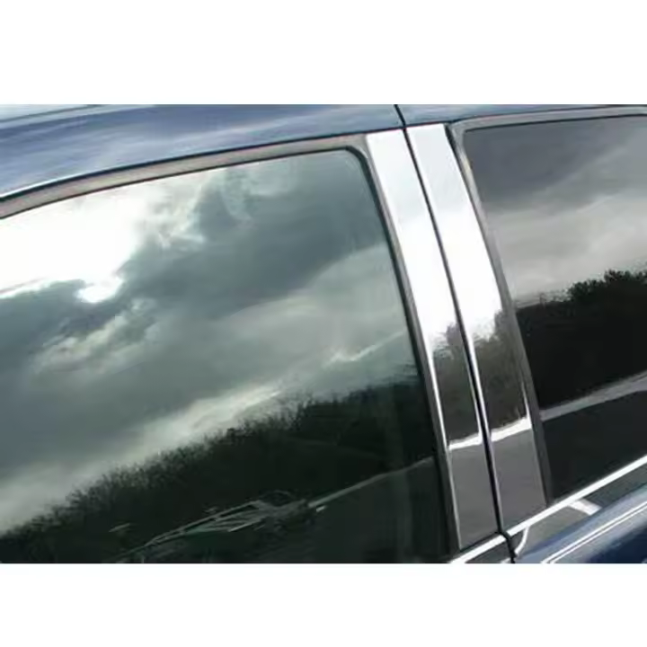 Adhesivo De Coche Negro/Copardo Para Cubrir Pilares De Puerta Accesorios De Estilo De Cromo Adecuado Para Hyundai Avante I35 Elantra 2011-2016 - 1