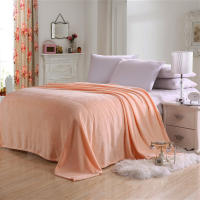 Manta De Terciopelo Coral 230GSM Azul Rosa Suave Cálida Para Cama Y Sofa Estilo Americano Poliéster Antipelusa Portátil Para Todas Las Estaciones - details 5