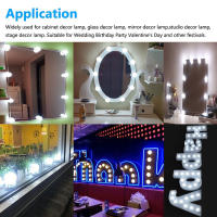 Tocador de maquillaje con luces LED estilo Hollywood y espejo USB - details 1