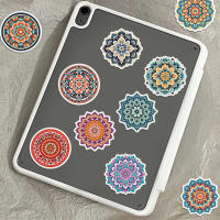 50PCS Pegatinas De Mandala Florales Resistentes Al Agua Para Decoración De Portátil Patineta Y Equipaje Tamaño 3-6cm Cada Pieza - details 5